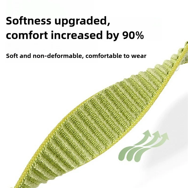 Woven Nylon Strap for Huawei Band 11 Pro  /  11 Magic Tape Watch Band Replacement Wristband - Green