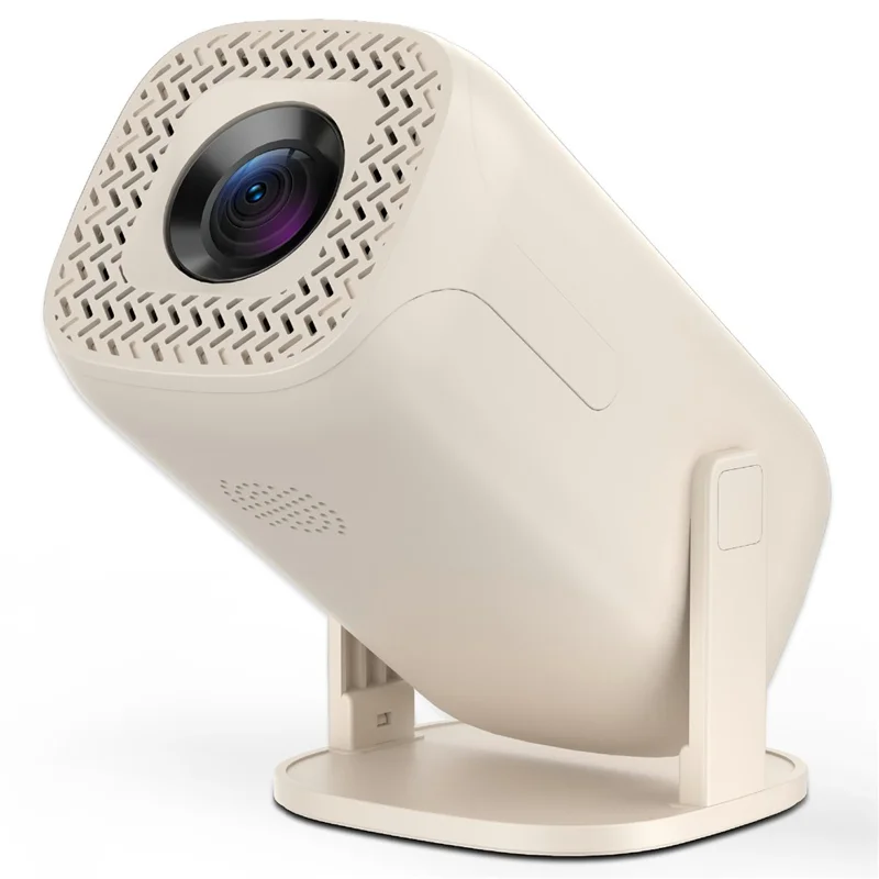 V2-Collita Mini Projector Allwinner H135 Android 14.0 200 Lumens HD 4K Support 180° Projection for Home Entertainment - US Plug