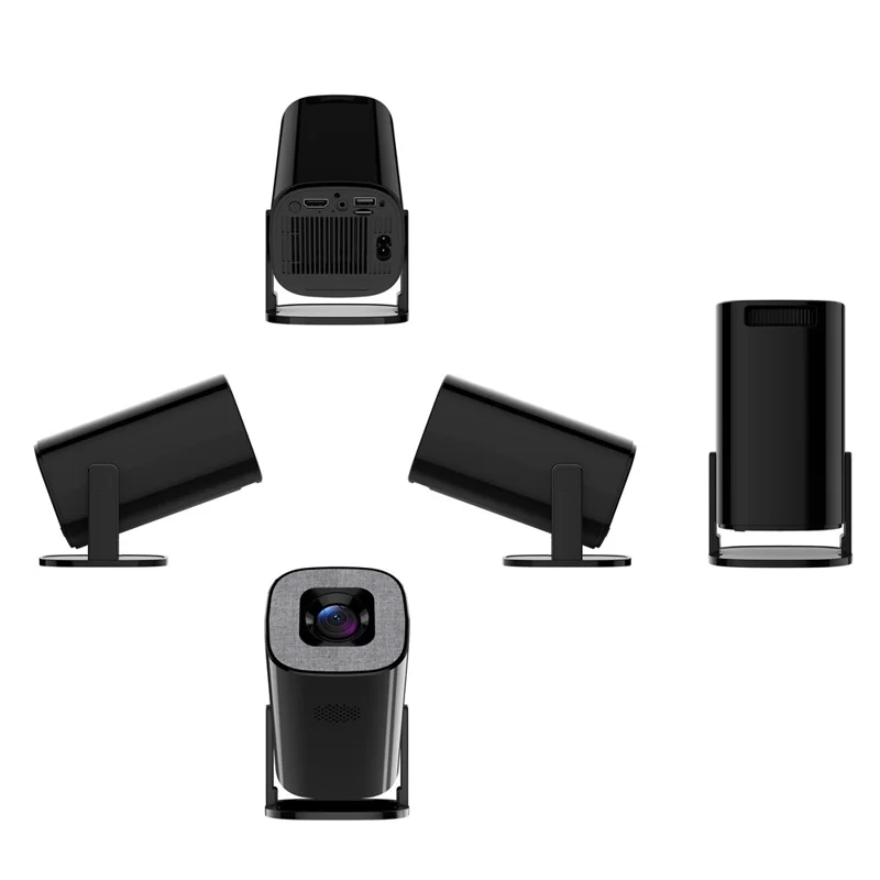 U1 4K Projector with Retro Gaming Console Allwinner H723 Android 14 200 Lumens 36000+ Games Screen Projection Device for Home Theater - EU Plug