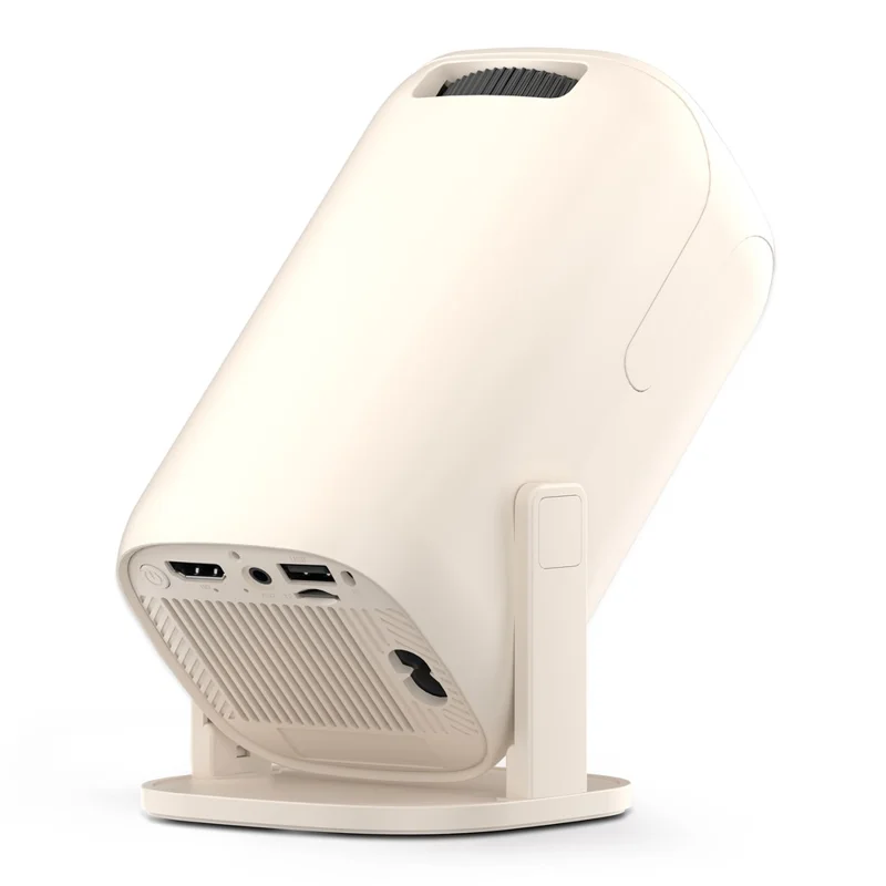 Mini-Beamer mit 2,1-Zoll-Bildschirm, 180 ANSI-Lumen, 8K-Decodierung, automatische Keystone-Korrektur, über 500 kostenlose Kanäle, Heimkino-Beamer – EU-Stecker