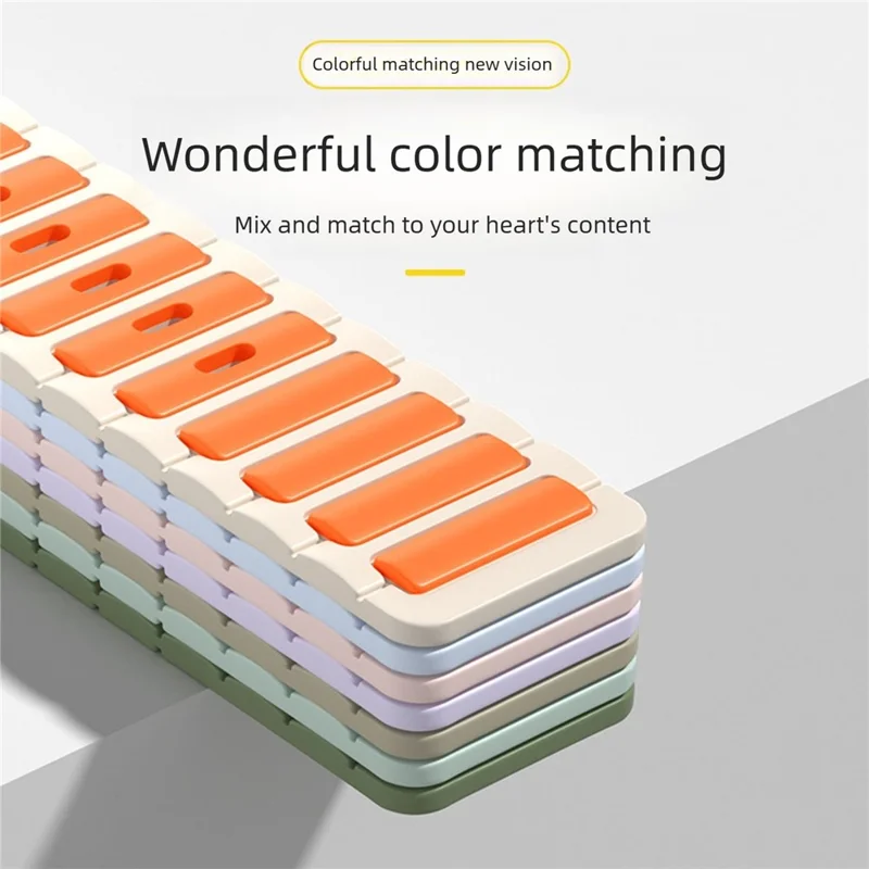 Silicone Strap for Xiaomi Smart Band 10 Pro / 9 Pro / 8 Pro / Redmi Watch 6 / 5 / 4 Textured Sport Band Replacement Wristband - White+Grey