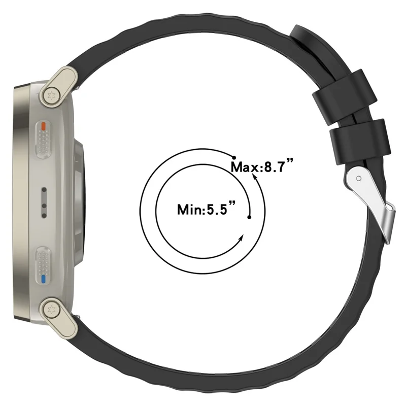 20 mm Silikonarmband für Huami Amazfit Cheetah 2 Pro / Active 3 Premium / Active 2 atmungsaktives Armband – Dunkelgrün
