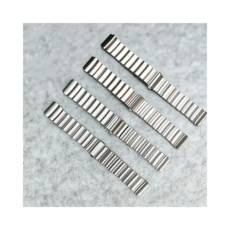 22mm Strap for Oppo Watch 4 Pro / X3 / X2 / X Titanium Alloy + Silicone 1-Bead Replacement Wristband - Silver+Orange