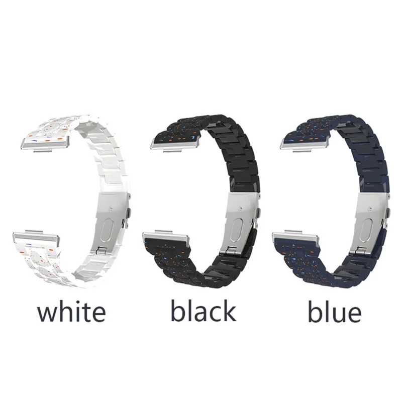 Band för Huawei Watch Fit 5 / Fit 5 Pro / Fit 4 / Fit 4 Pro / Fit 3, inkssprakmönster PC-armband - Svart