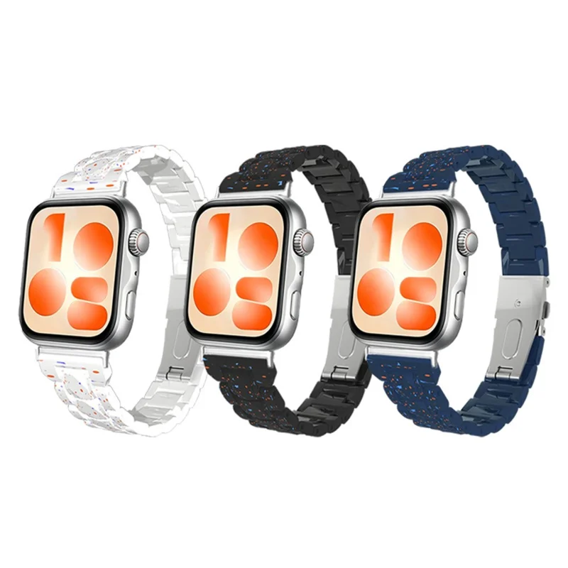 Band för Huawei Watch Fit 5 / Fit 5 Pro / Fit 4 / Fit 4 Pro / Fit 3, inkssprakmönster PC-armband - Svart