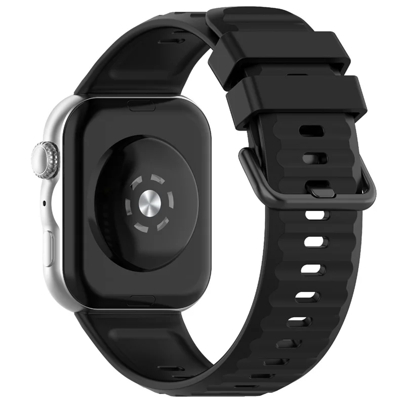 Silicone Strap for Huawei Watch Fit 5 Pro / Fit 5 / Fit 4 Breathable Sport Watch Band - Black