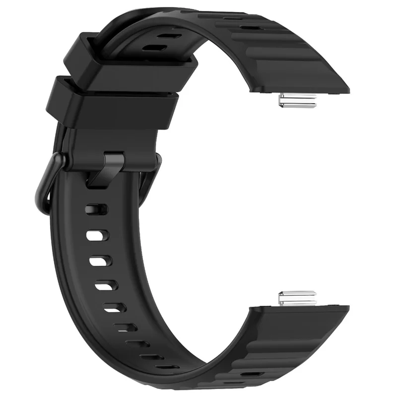 Silicone Strap for Huawei Watch Fit 5 Pro / Fit 5 / Fit 4 Breathable Sport Watch Band - Black