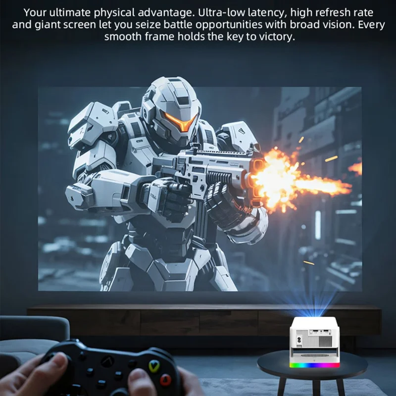 Y8S PRO X3 Smart Projector 720P HD 180 ANSI Mini Portable WiFi Bluetooth-compatible Home Theater System - EU Plug