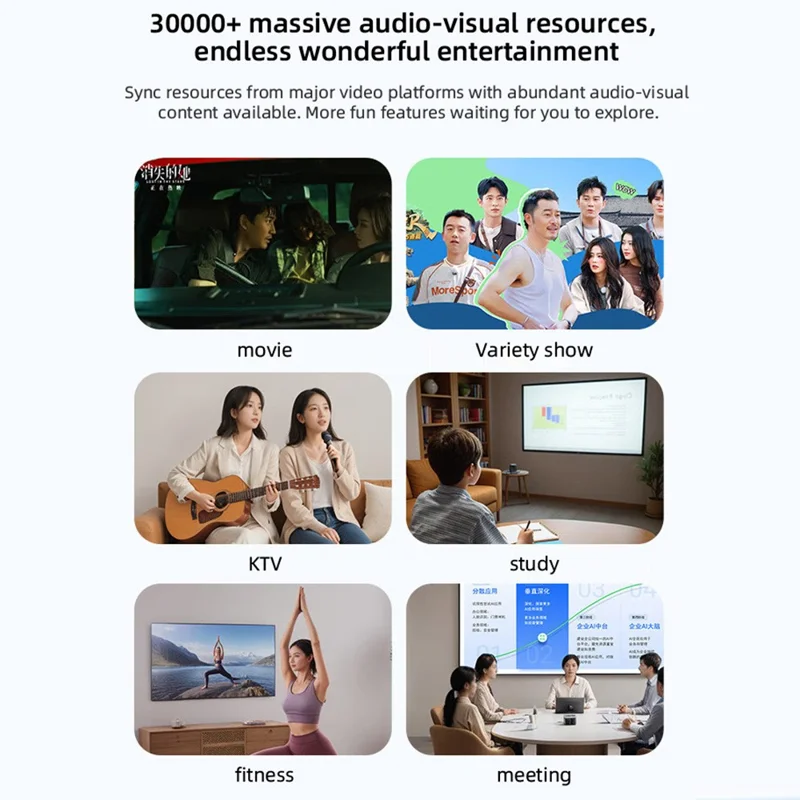 Y8S PRO X3 Smart Projector 720P HD 180 ANSI Mini Portable WiFi Bluetooth-compatible Home Theater System - EU Plug