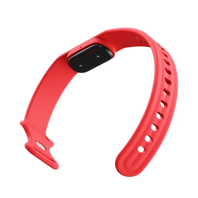 Correa de silicona talla S para Google Fitbit Air, hebilla mariposa, correa deportiva resistente al sudor - Rojo