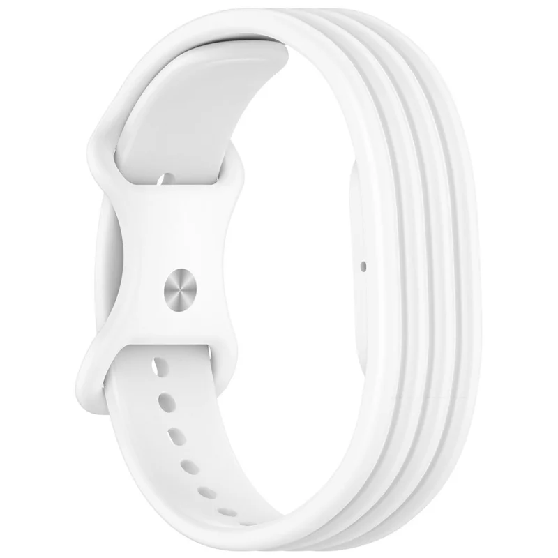 Bracelet en silicone pour Google Fitbit Air, bracelet de rechange à fixation rapide - Blanc