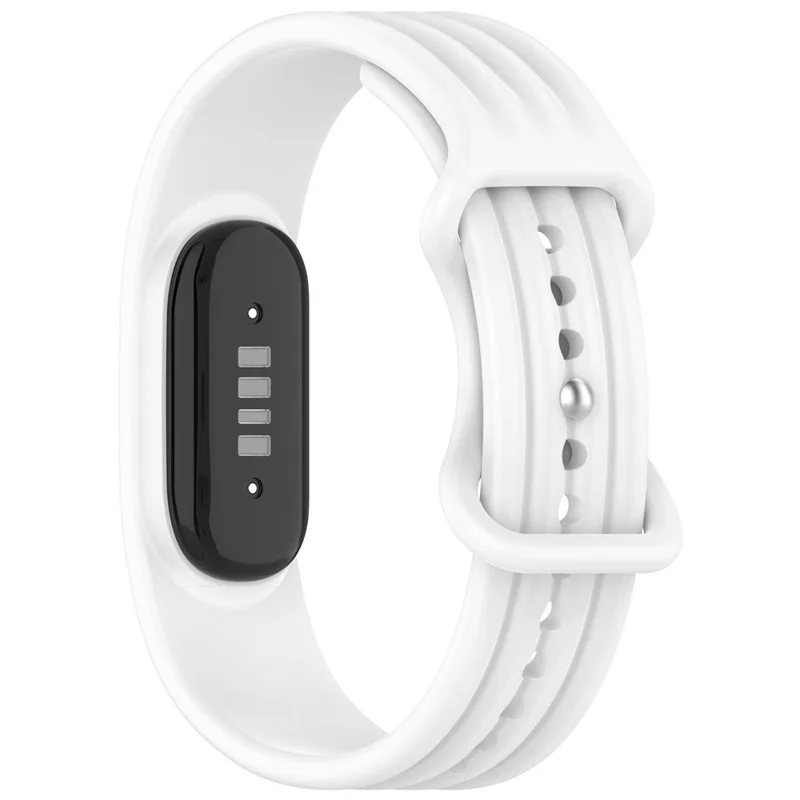 Bracelet en silicone pour Google Fitbit Air, bracelet de rechange à fixation rapide - Blanc