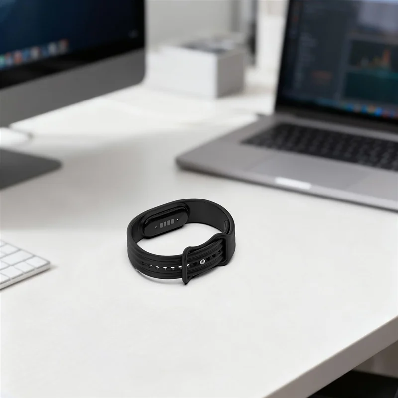 Bracelet en silicone pour Google Fitbit Air, bracelet de rechange à fixation rapide - Blanc