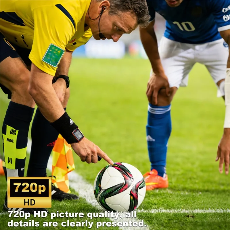 TP360 Football Design Mini Smart Projector Android 14.0 WiFi 6 Bluetooth-compatible 5.4 270 Degree Rotate for Home Outdoor - US Plug