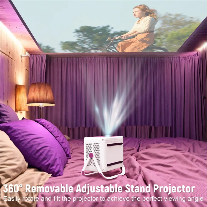 TP350 ASOP 1080P Smart Projector Android 11 Auto Focus WiFi 6 BT5.2 for Home Theater - US Plug