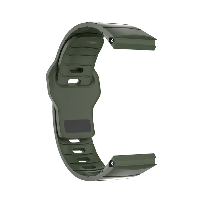 For Huawei Watch 4 Pro Adjustable Strap Armor Reverse T-Buckle Silicone Watch Band - Green