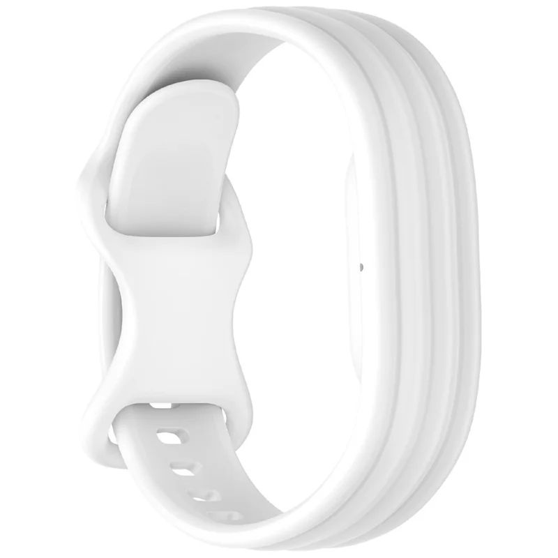 Correa Deportiva de Silicona para Google Fitbit Air, Correa de Repuesto con Caja de Reloj Integrada - Blanco