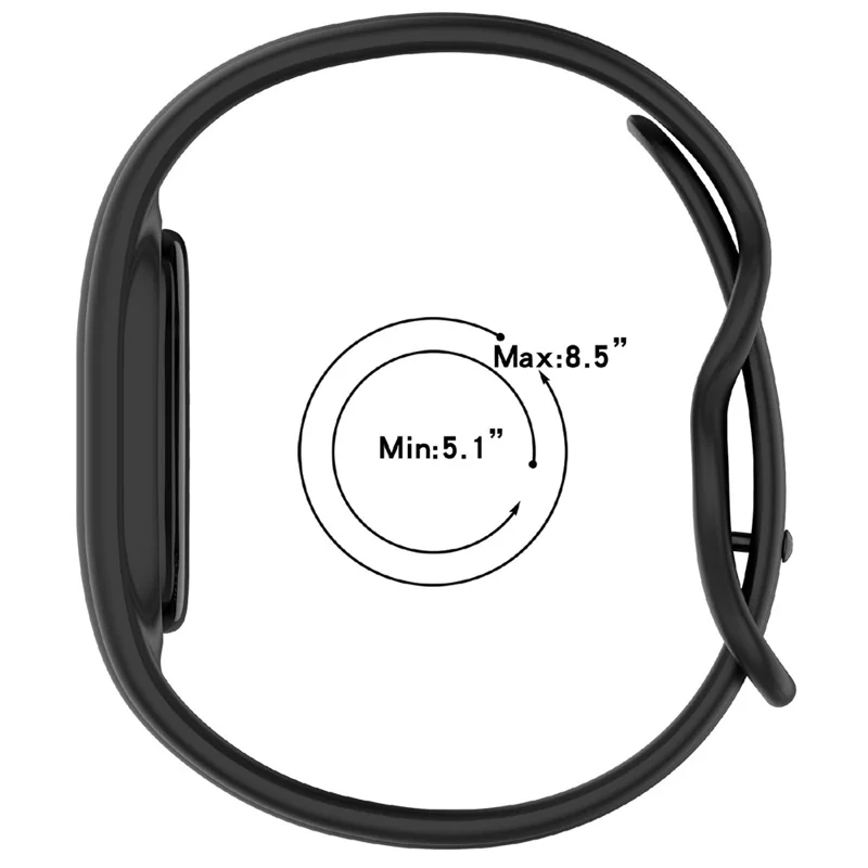 Correa Deportiva de Silicona para Google Fitbit Air, Correa de Repuesto con Caja de Reloj Integrada - Blanco