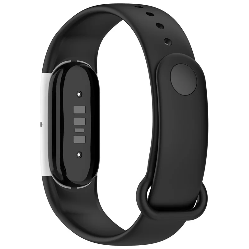For Google Fitbit Air TPU Watch Strap Adjustable Band - Black / White