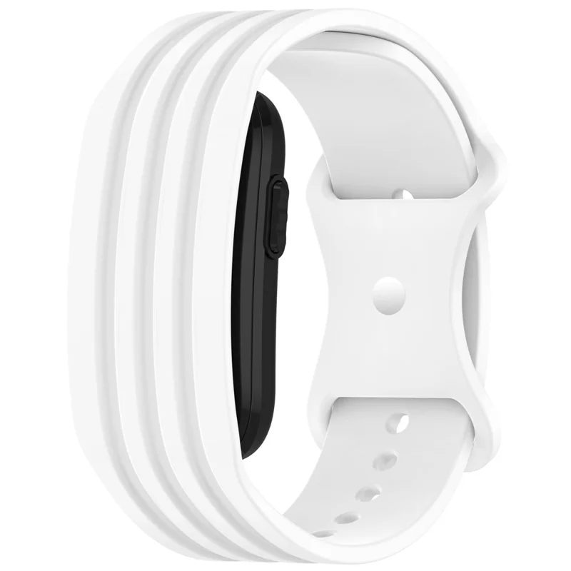 For Garmin CIRQA Smart Band Silicone Watch Strap Adjustable Sports Band - White