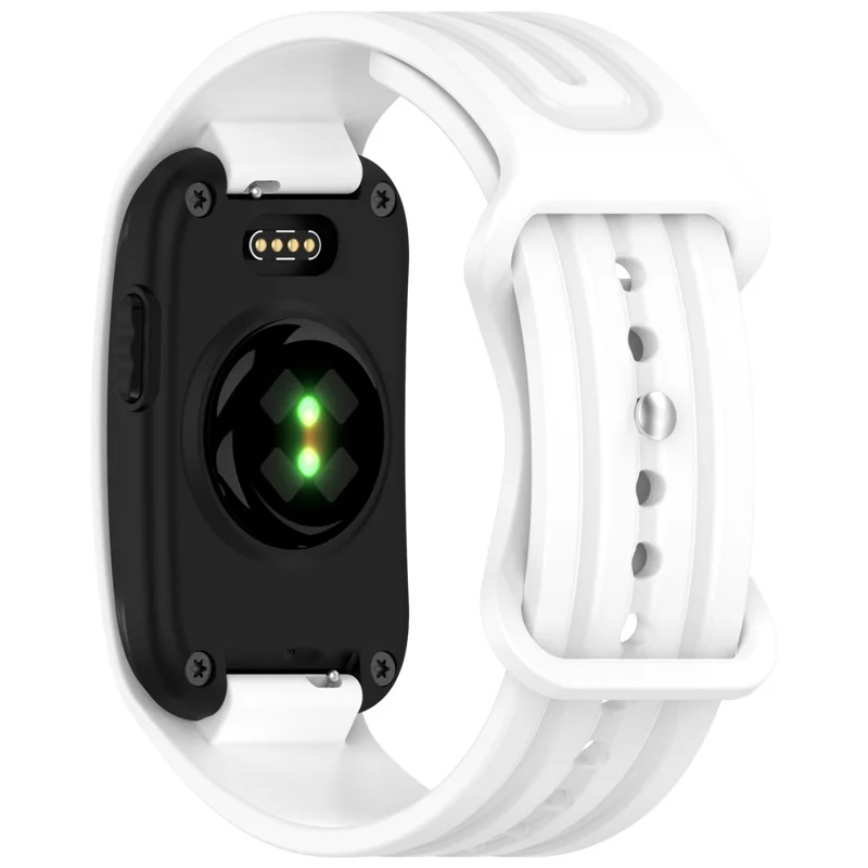For Garmin CIRQA Smart Band Silicone Watch Strap Adjustable Sports Band - White