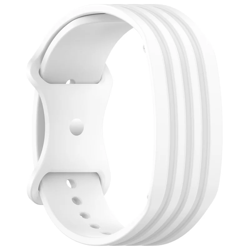 For Garmin CIRQA Smart Band Silicone Watch Strap Adjustable Sports Band - White