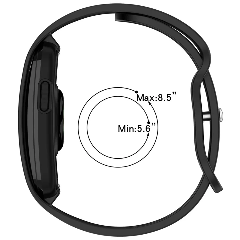 For Garmin CIRQA Smart Band Silicone Watch Strap Adjustable Sports Band - White