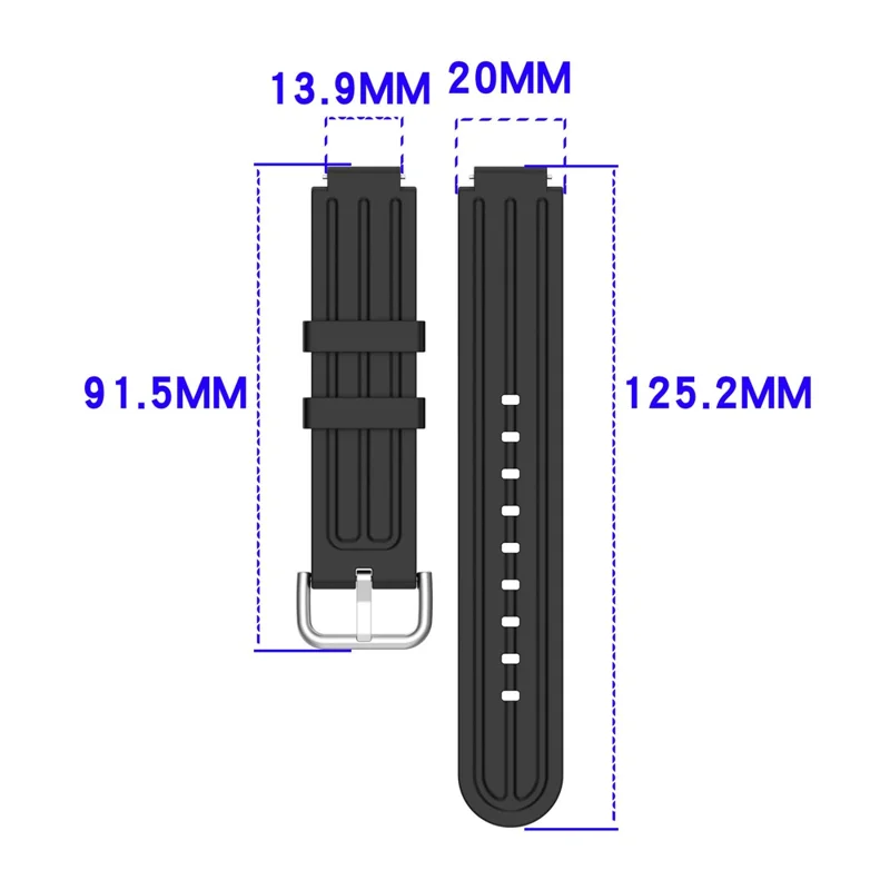 For Garmin CIRQA Smart Band Silicone Watch Strap Quick Release Pin Buckle Adjustable Wrist Band - White