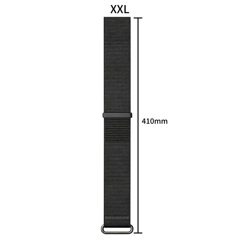 For Garmin CIRQA Smart Band Nylon Arm Band Magic Tape Adjustable Breathable Watch Strap - Orange