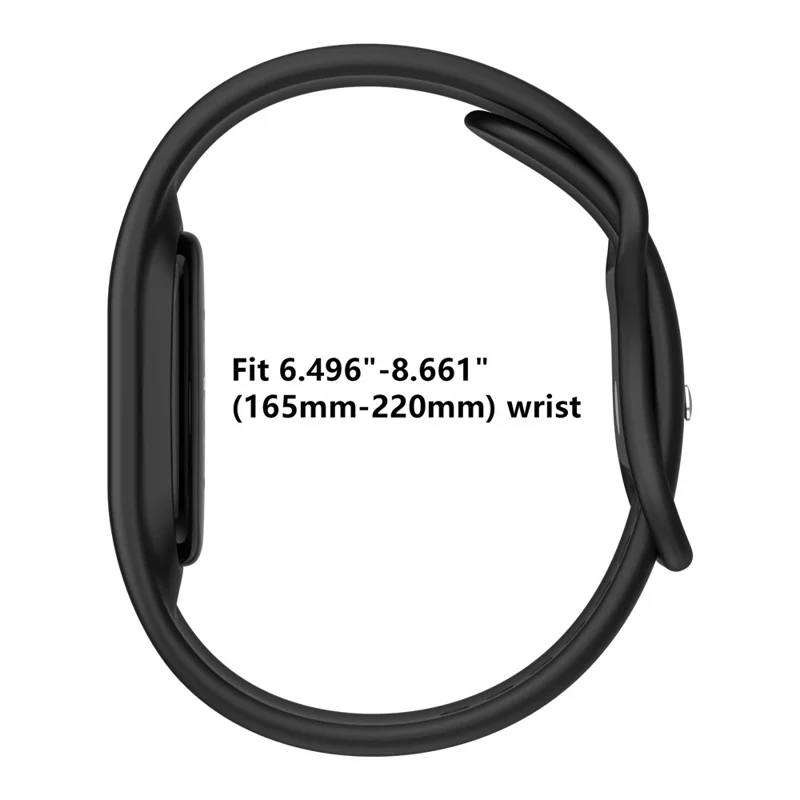 For Google Fitbit Air Breathable Silicone Watch Band Replacement Strap with Buckle - Black+Orange