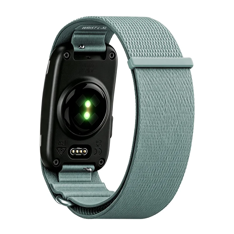 Size S  /  M For Garmin CIRQA Smart Band Nylon Strap Magic Tape Fastening Adjustable Wrist Band - Army Green