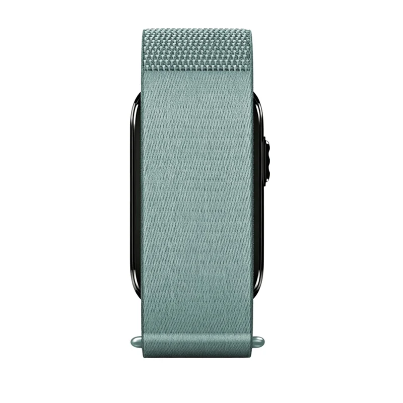 Size S  /  M For Garmin CIRQA Smart Band Nylon Strap Magic Tape Fastening Adjustable Wrist Band - Army Green