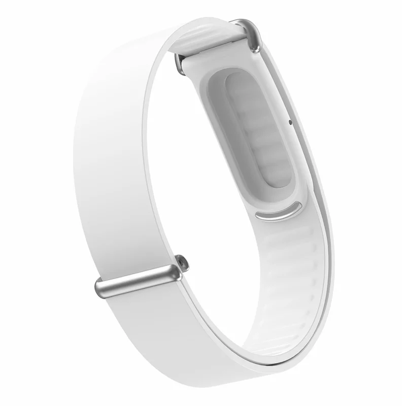 For Google Fitbit Air Urtebånd Ensfarget Silikone Loop Urte Erstatning - Hvid