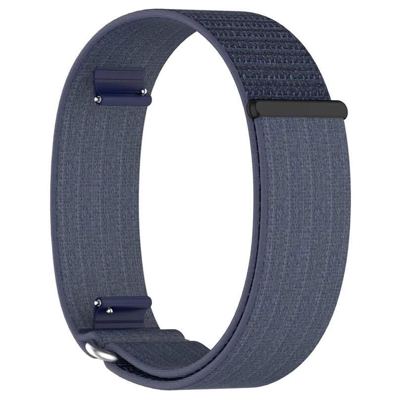 For Garmin CIRQA Smart Band Adjustable Wrist Band Woven Nylon Watch Strap - Denim Blue