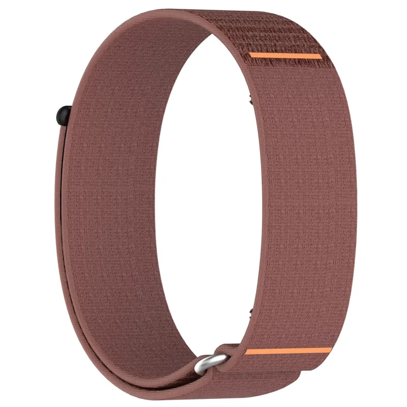 For Garmin CIRQA Smart Band Adjustable Arm Band Woven Nylon Watch Strap - Dusty Pink
