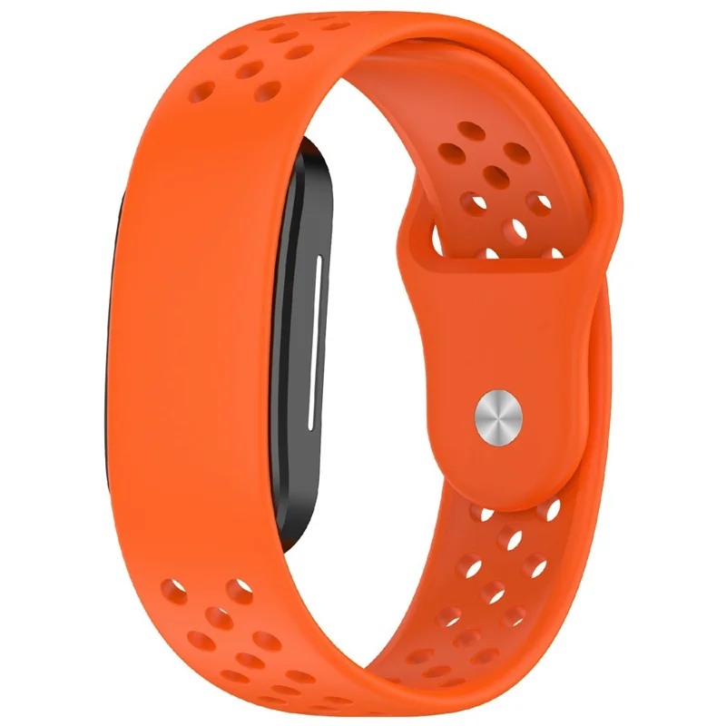 For Hume Band 2.0 Silicone Watch Band Ventilated Adjustable Strap Replacement - Orange