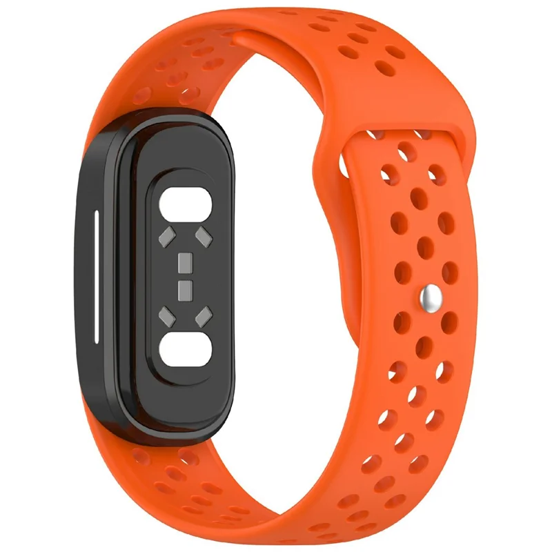 For Hume Band 2.0 Silicone Watch Band Ventilated Adjustable Strap Replacement - Orange