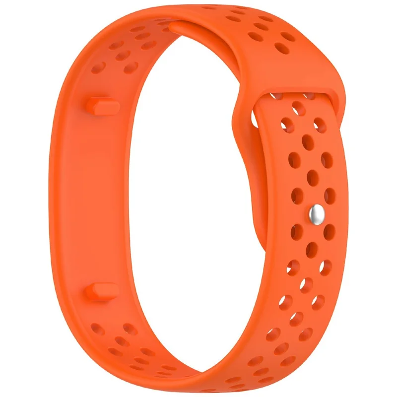 For Hume Band 2.0 Silicone Watch Band Ventilated Adjustable Strap Replacement - Orange