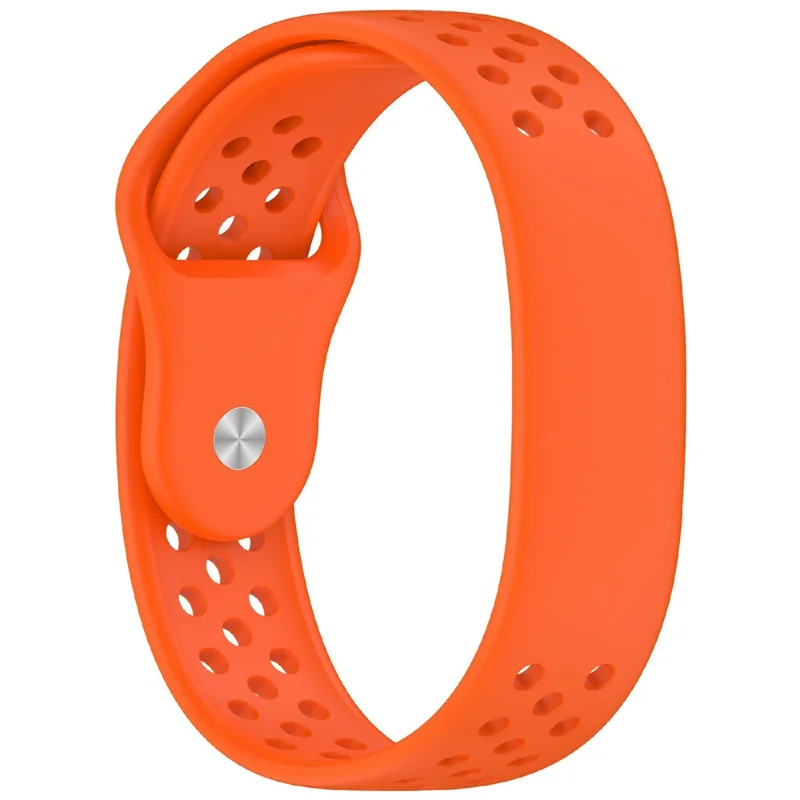 For Hume Band 2.0 Silicone Watch Band Ventilated Adjustable Strap Replacement - Orange