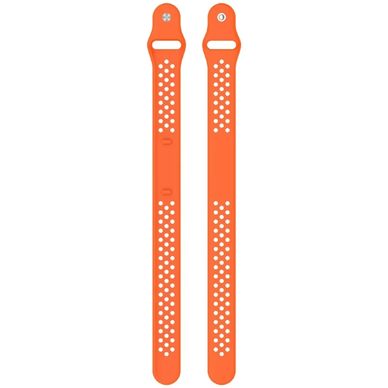 For Hume Band 2.0 Silicone Watch Band Ventilated Adjustable Strap Replacement - Orange