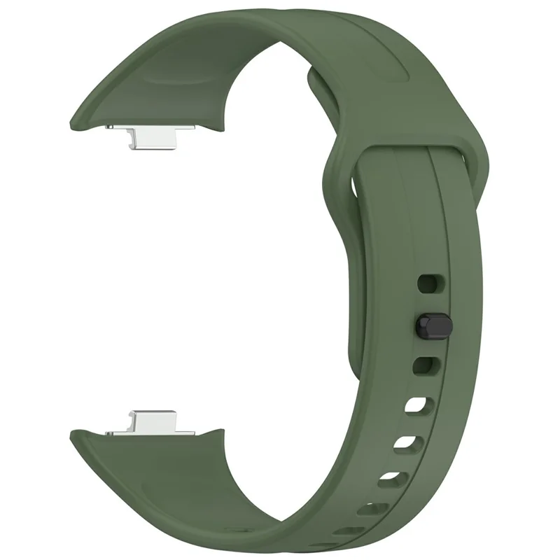Silicone Watch Strap for Xiaomi Redmi Watch 6 / 6 Active / 6 Lite / Watch 5 / 4 Adjustable Replacement Band - Dark Green