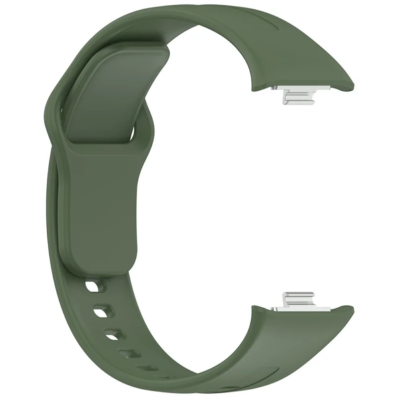 Silicone Watch Strap for Xiaomi Redmi Watch 6 / 6 Active / 6 Lite / Watch 5 / 4 Adjustable Replacement Band - Dark Green