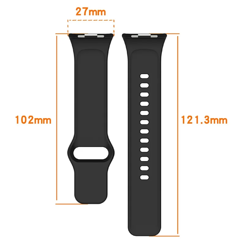 Silicone Watch Strap for Xiaomi Redmi Watch 6 / 6 Active / 6 Lite / Watch 5 / 4 Adjustable Replacement Band - Dark Green