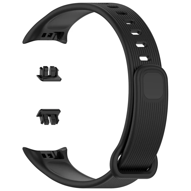 For Xiaomi Smart Band 11 Active Strap Adjustable Quick Release Replacement TPU Watch Band - Black