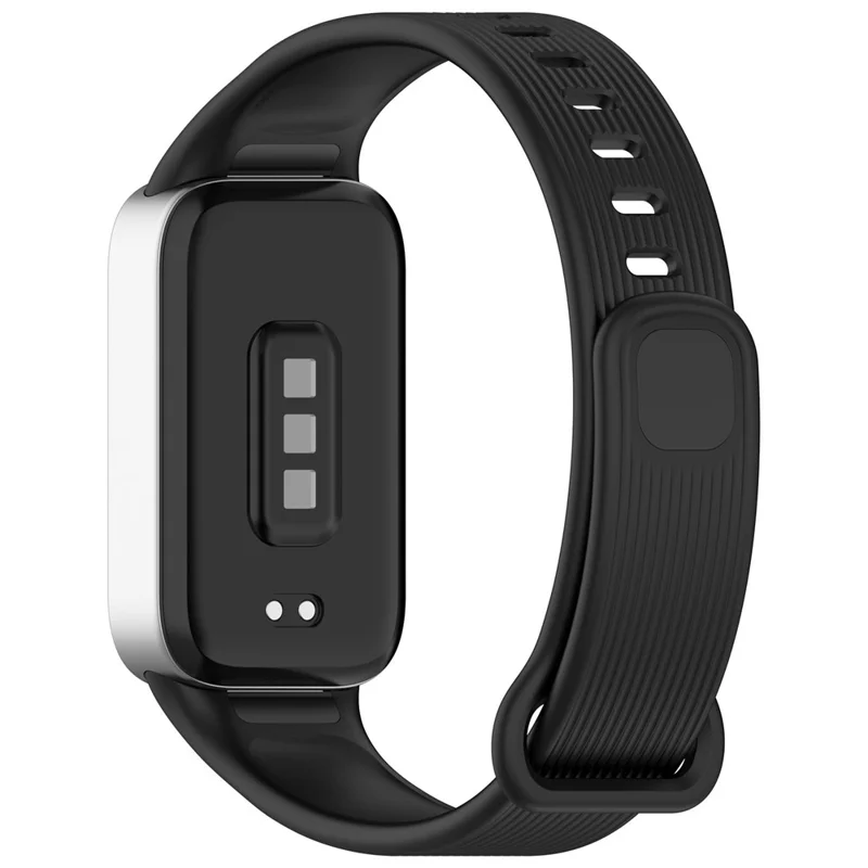 For Xiaomi Smart Band 11 Active Strap Adjustable Quick Release Replacement TPU Watch Band - Black