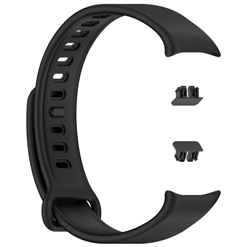 For Xiaomi Smart Band 11 Active Strap Adjustable Quick Release Replacement TPU Watch Band - Black