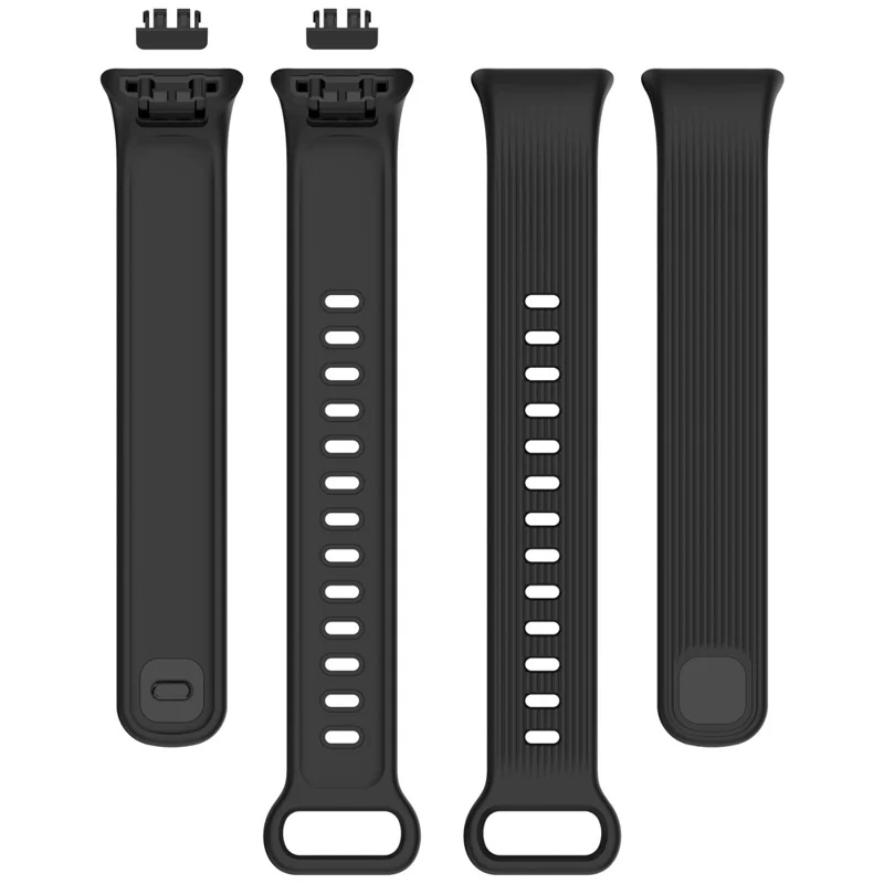 For Xiaomi Smart Band 11 Active Strap Adjustable Quick Release Replacement TPU Watch Band - Black