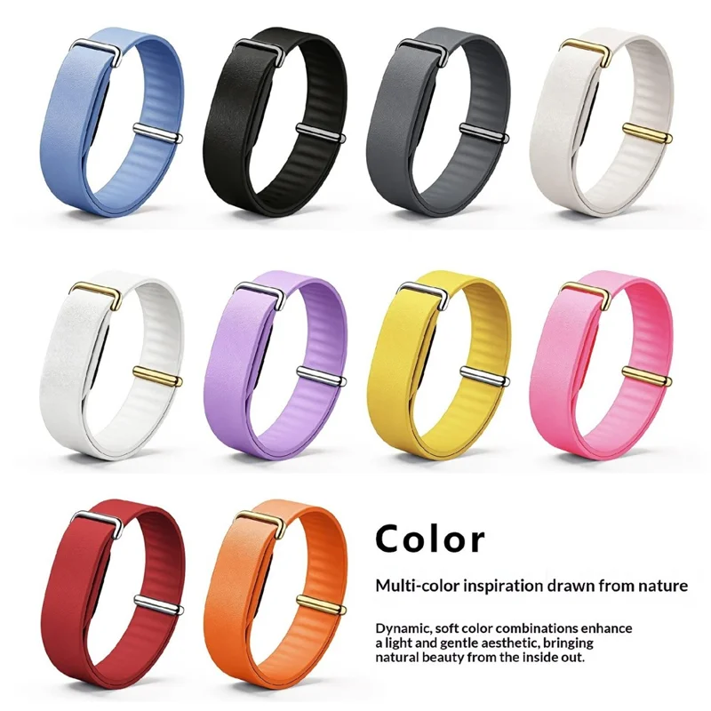 För Google Fitbit Air Klocka Band PU Läder Justerbart Klockband Ersättning - Blå