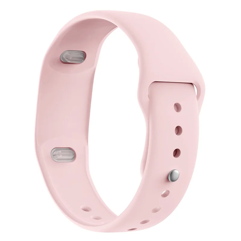 For Hume Band 2.0 Silicone Watch Band with Reverse Buckle Adjustable Wrist Strap - Pink