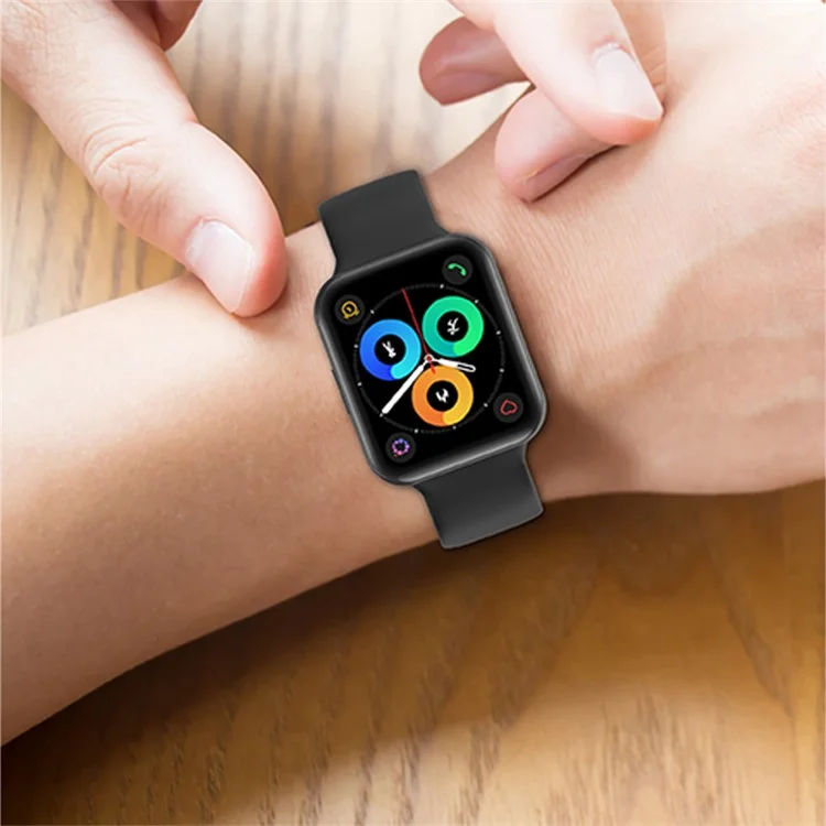 26mm Silicone Watch Bands Quick Release Replacement Straps for Meizu Watch - Black